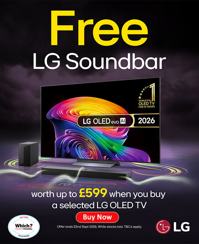 Free LG Soundbar with Selected LG TVs