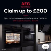 Promotion: Claim Up To £150 Cashback with AEG