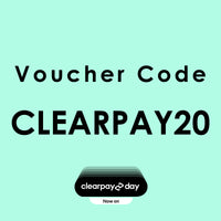 Voucher Code £20 Off Clearpay Day Sale