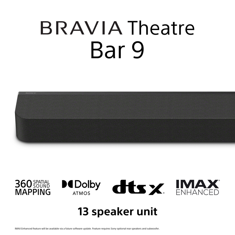 Sony HTA9000.CEK 7.0.2 BRAVIA Theatre Bar 9 Soundbar Black