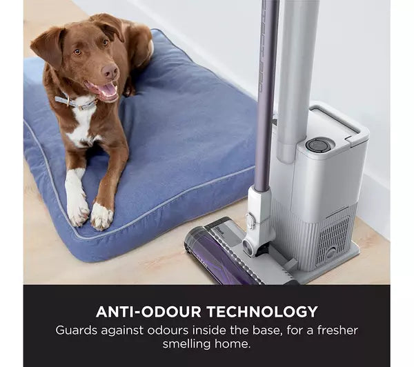 Shark Detect Pro Cordless Vacuum Cleaner with Auto-Empty System 1.3L - 60 Minutes Run Time White & Purple IW3510UK