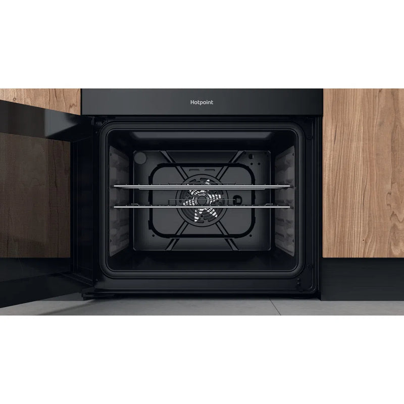 Hotpoint HDM67I9H2CB 60cm Double Oven Induction Electric Cooker Black