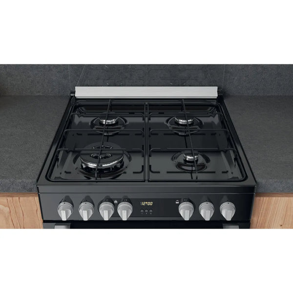 Hotpoint HDM67G9C2CSB 60cm Dual Fuel Cooker with Double Oven Black