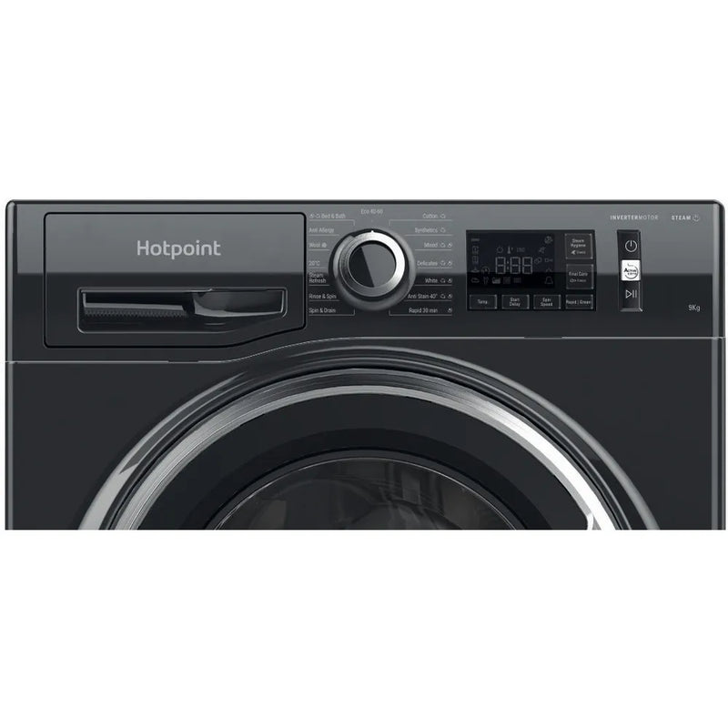 Hotpoint NM11946BCAUKN ActiveCare 9kg 1400 Spin Washing Machine Black