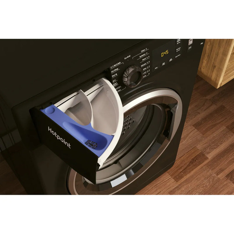 Hotpoint NM11946BCAUKN ActiveCare 9kg 1400 Spin Washing Machine Black