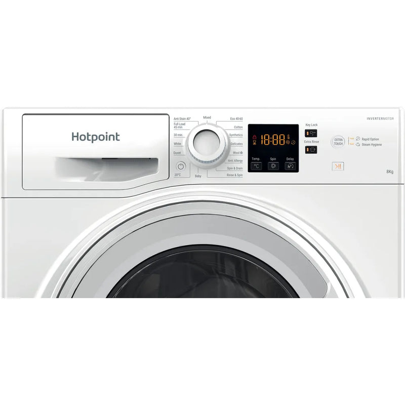 Hotpoint NSWM864CWUKN 8Kg 1600 Spin Washing Machine White