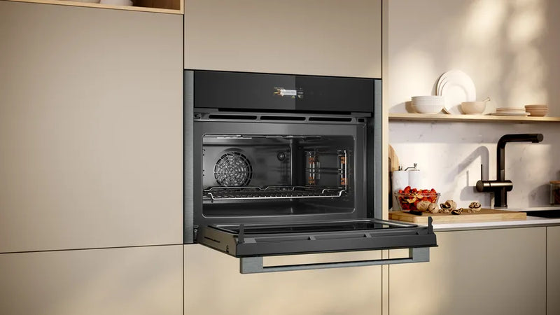 Neff C24MR21G0B N70 Built-In Compact Oven with Microwave Function Graphite