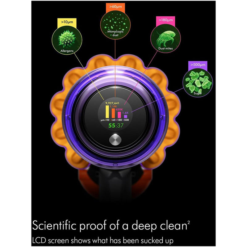 Dyson V15DETECTABSNEW V15 Detect Absolute Cordless Stick Cleaner With Digital Motorbar Cleaner Head Ex-display Clearance