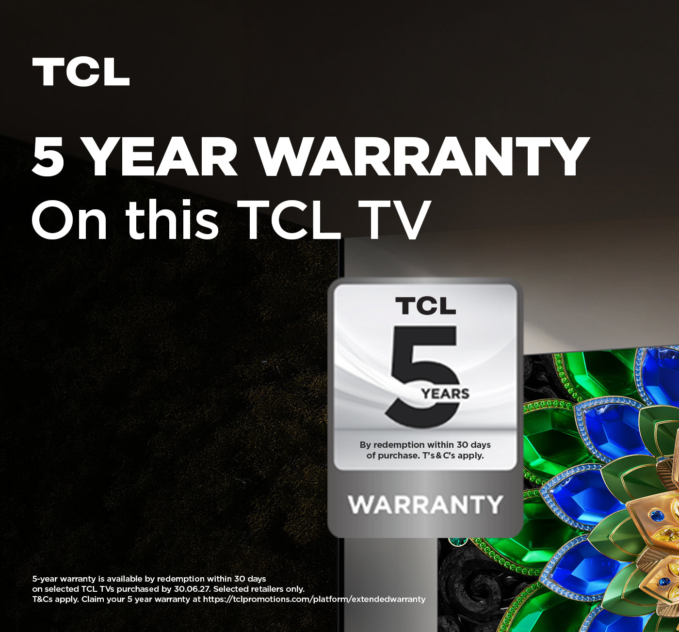 TCL 55A400U-UK 55 Inch A400U 4K Ultra HD HDR QD-Mini LED Smart Google TV 2026