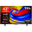 TCL 43P7L-UK 43 Inch P7L 4K Ultra HD HDR QLED Direct LED Smart Google TV 2026