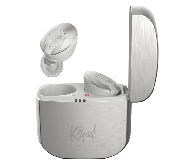 Klipsch T5II True Wireless Earbuds with Noise Cancelling Silver