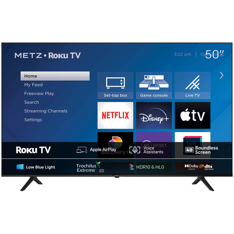 Metz 50MRD6000 50 Inch DLED 4K UHD HDR Smart TV 2024