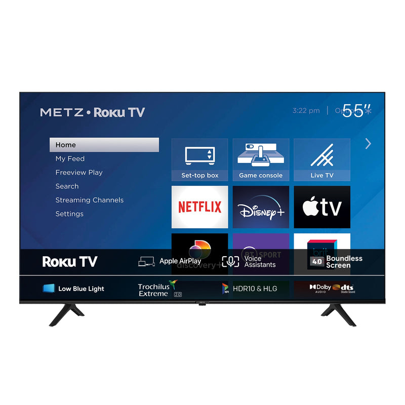 Metz 55MRD6000 55 Inch DLED 4K UHD HDR Smart TV 2024