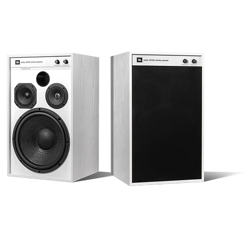 JBL Classic SA550 Amplifier & MP350 Music Streamer with 4312G Studio Monitor Pair of Speakers Ghost Edition