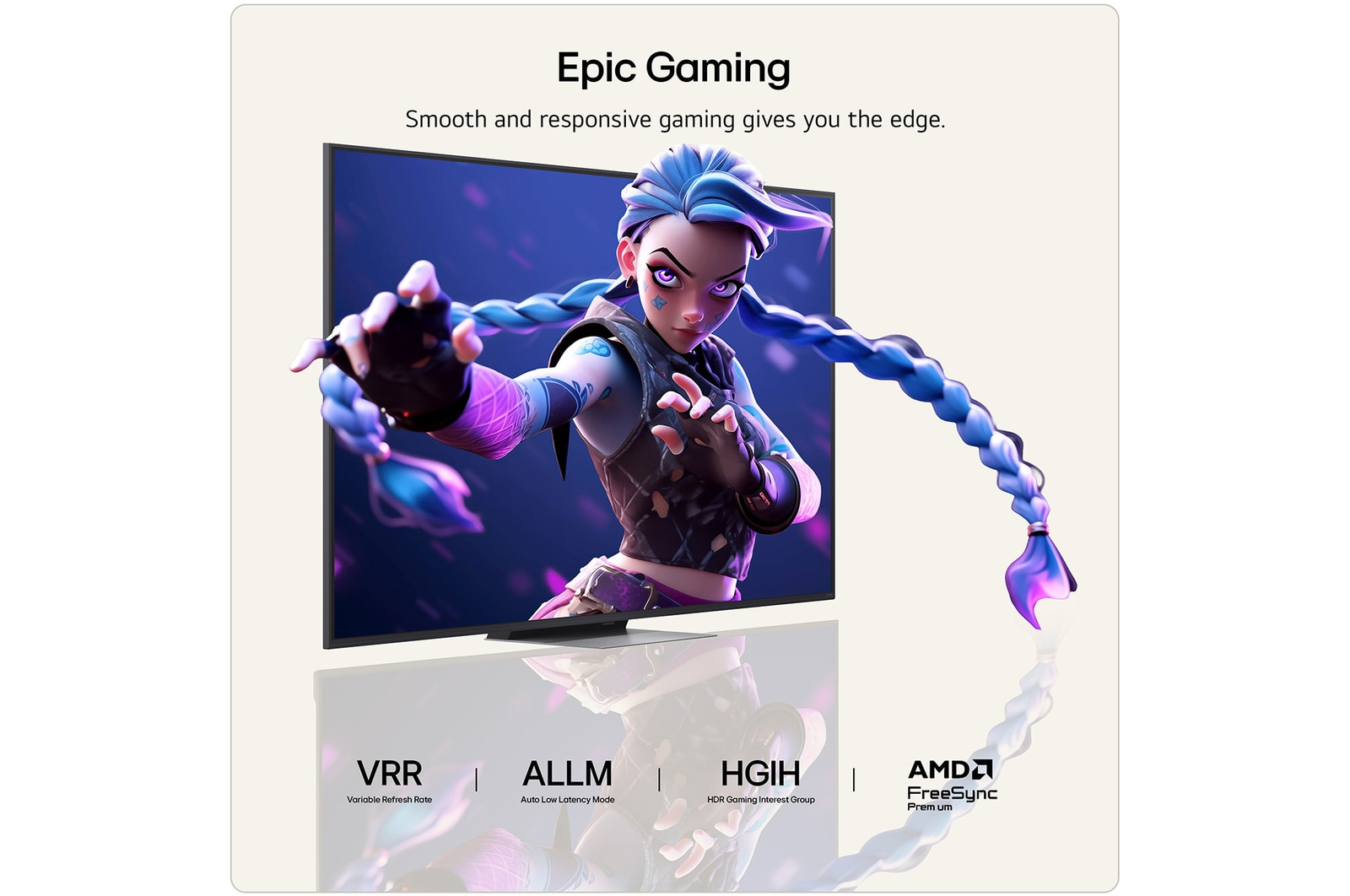 LG 65QNED87B6A 65 Inch QNED evo Mini LED AI QNED87 4K Ultra HD HDR Smart TV 2026