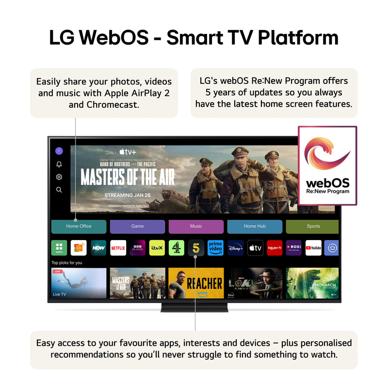 LG 75UT91006LA 75 Inch UT91 4K LED Smart TV 2024