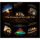 TCL 75X11L-UK 75 Inch X11L 4K Ultra HD HDR SQD Mini LED Smart Google TV 2026