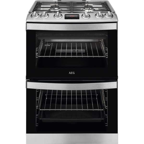 AEG CGB6130ACM Gas Cooker with Double Oven