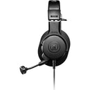 Audio Technica ATH-M20XSTS Streaming Headset with Boom-Arm Mic Black