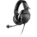 Audio Technica ATH-M20XSTS Streaming Headset with Boom-Arm Mic Black
