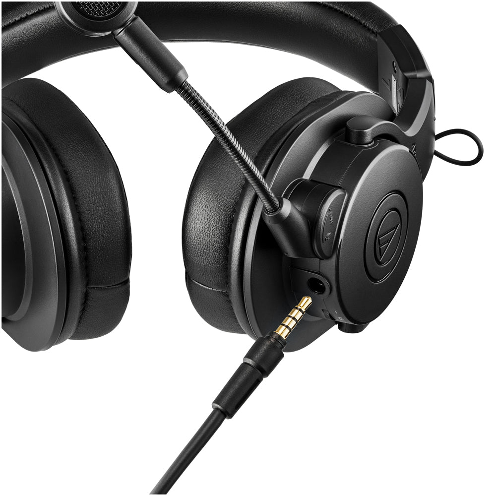 Audio Technica ATH-M20XSTS Streaming Headset with Boom-Arm Mic Black