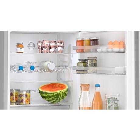 Bosch KGN362LDFG Serie 4 Free-standing fridge-freezer with freezer at bottom 186 x 60 cm  Inox-look