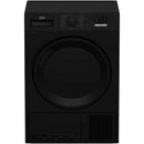 Beko DTLCE80051B 8kg Freestanding Condenser Tumble Dryer with Sensor Programmes Black