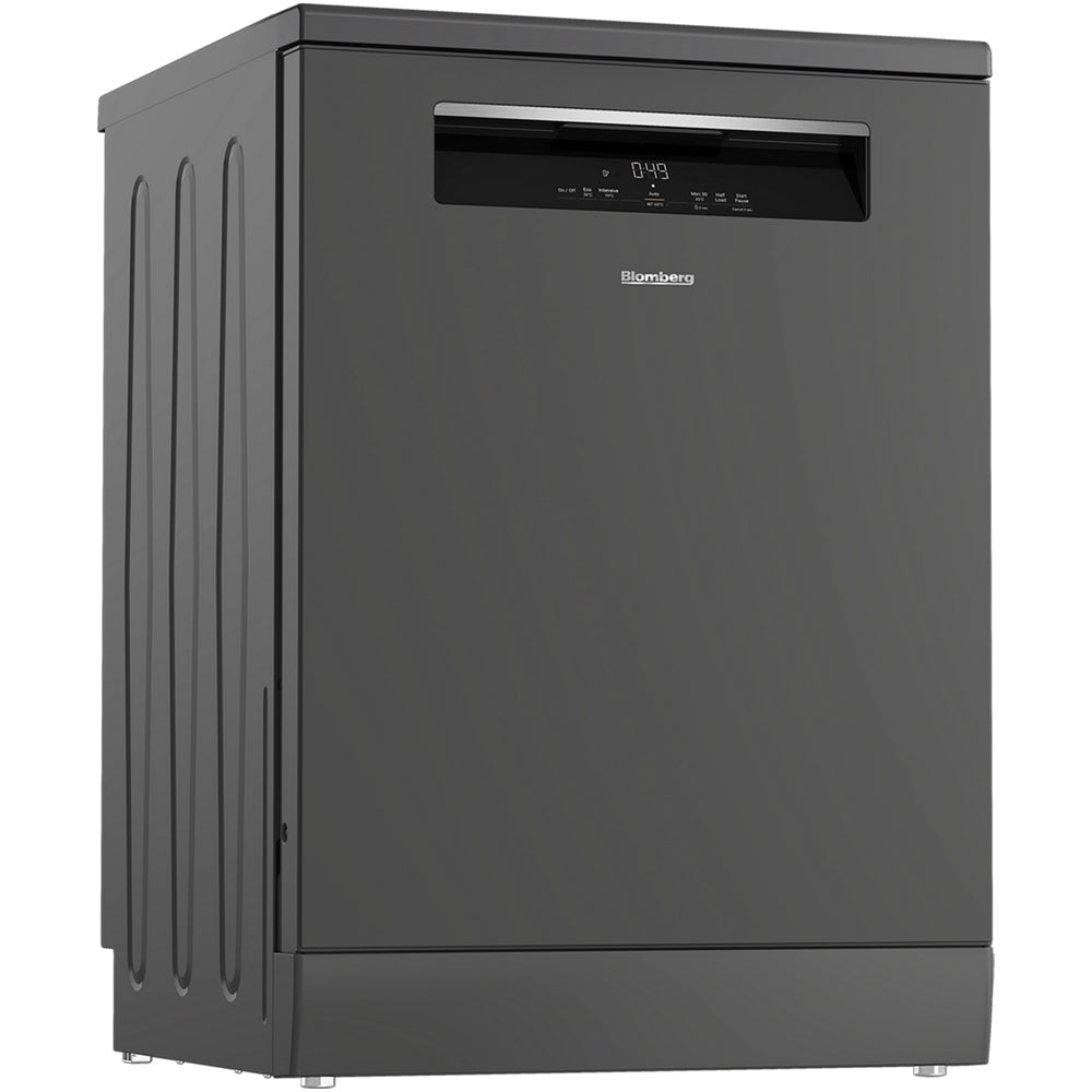 Blomberg LDF53400G Full Size Freestanding Dishwasher with 15 Place Settings Graphite - C Rated