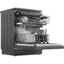 Blomberg LDF53400G Full Size Freestanding Dishwasher with 15 Place Settings Graphite - C Rated