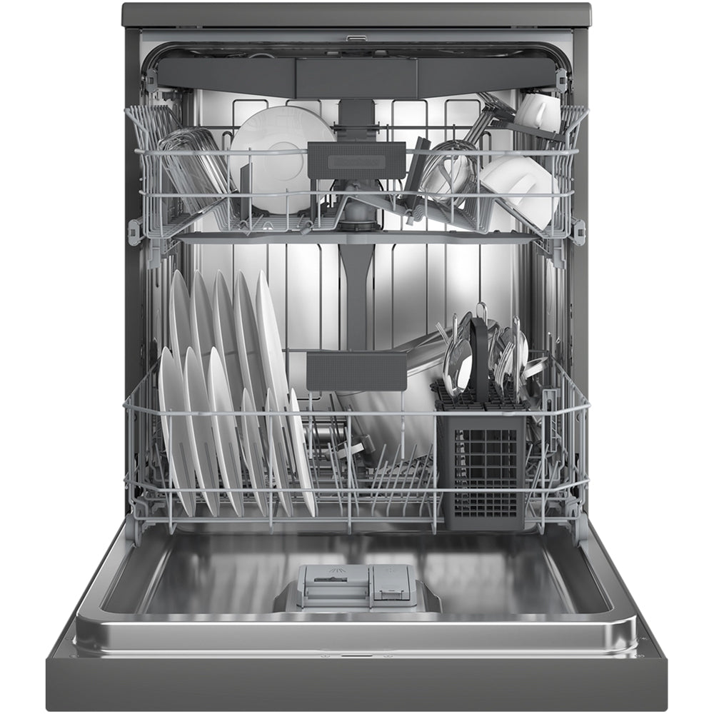Blomberg LDF53400G Full Size Freestanding Dishwasher with 15 Place Settings Graphite - C Rated