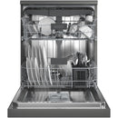 Blomberg LDF53400G Full Size Freestanding Dishwasher with 15 Place Settings Graphite - C Rated