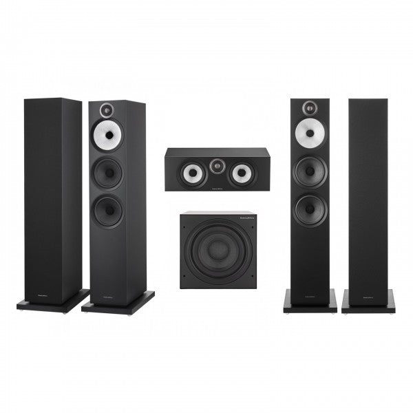 Bowers & Wilkins 603 S3 5.1 Surround Sound Speaker Package Black