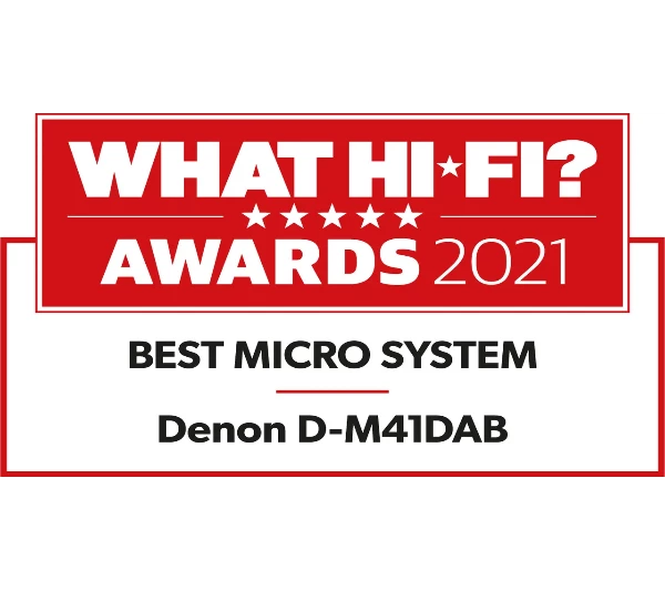 Denon DM41DAB DAB+ Mini HiFi System Black