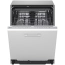 LG DB273TX QuadWash WiFi Connected Full Size Integrated Dishwasher 14 Place Settings