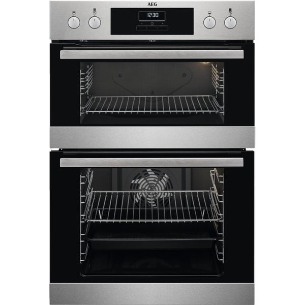 AEG DCB331010M Built-In Electric Double Oven Stainless Steel
