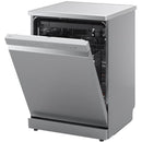 LG DF273FVS TrueSteam QuadWash WiFi Connected Full Size Freestanding Dishwasher 14 Place Settings Silver