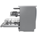 LG DF273FVS TrueSteam QuadWash WiFi Connected Full Size Freestanding Dishwasher 14 Place Settings Silver