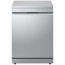 LG DF273FVS TrueSteam QuadWash WiFi Connected Full Size Freestanding Dishwasher 14 Place Settings Silver