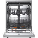 LG DF273FVS TrueSteam QuadWash WiFi Connected Full Size Freestanding Dishwasher 14 Place Settings Silver