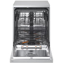 LG DF273FVS TrueSteam QuadWash WiFi Connected Full Size Freestanding Dishwasher 14 Place Settings Silver