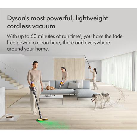 Dyson V12 2023 Detect Slim Absolute Cordless Stick Vacuum Up To 60 Minutes Run Time Nickel