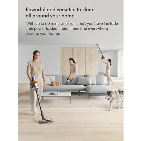 Dyson V15 2024 Cordless Stick Vacuum Cleaner up to 60 Minutes Run Time Yellow