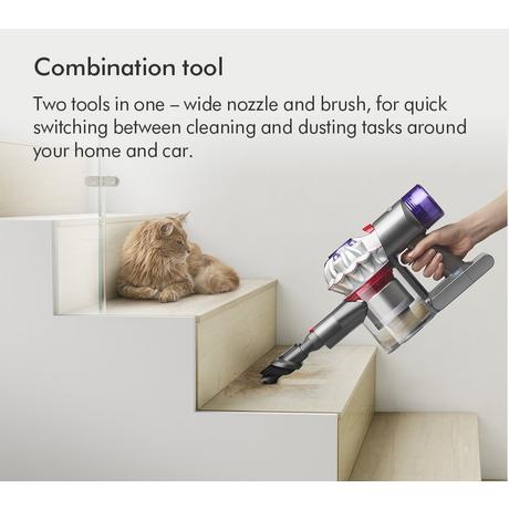 Dyson V8 2023 Cordless Stick Vacuum Cleaner Up To 40 Minutes Run Time Silver Open Box Clearance