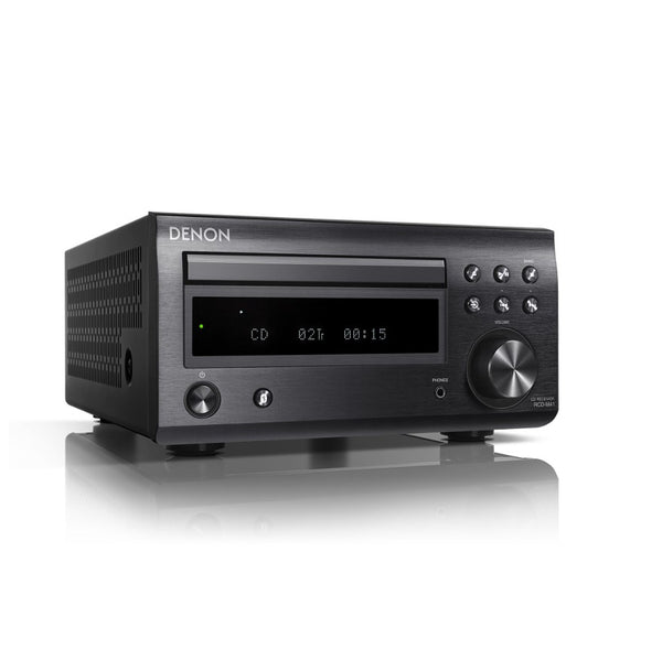 Denon RCDM41 DAB Micro Hi Fi System Bluetooth CD Player Black Ex Speakers Open Box Clearance