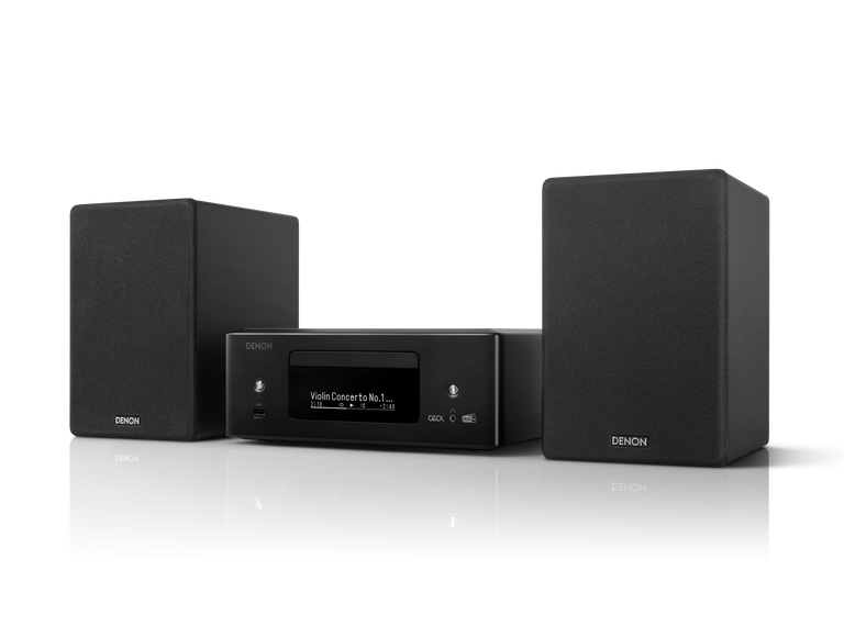 Denon CEOL N12 DAB DAB+ Receiver With SCN10 Speakers Bundle Black