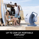 Shark FA050UKBL FlexBreeze HydroGo Misting Fan Glacier Blue