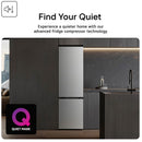 LG GBBSJ10DPY NatureFRESH 333L Total No Frost Fridge Freezer Prime Silver