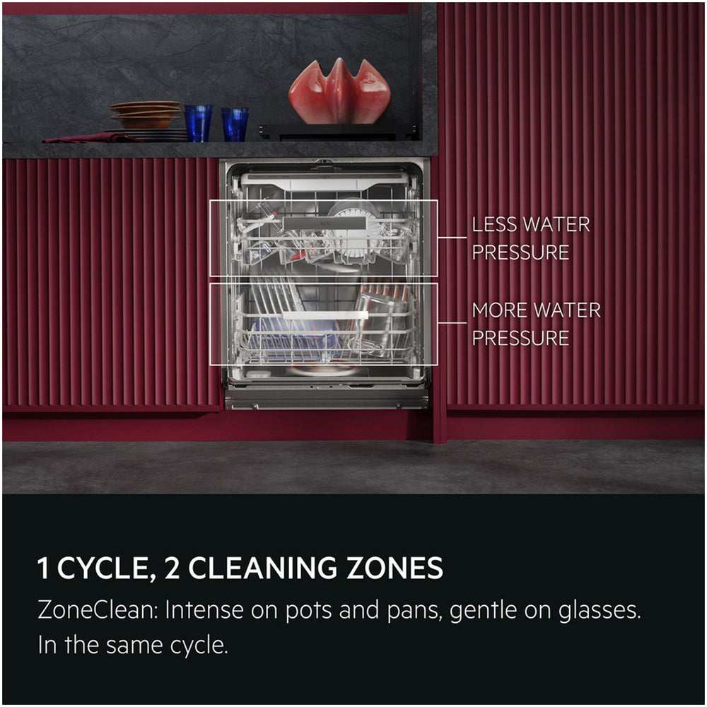 AEG Series 8000  GI8200A2TU SatelliteClean Pro Integrated Dishwasher 14 Place Settings