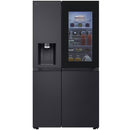 LG GSXE91EVAD 628L InstaView Non-Plumbed Frost Free American Fridge Freezer Essence Black Steel