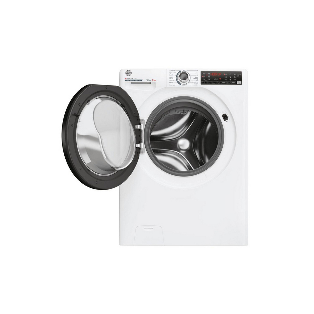 Hoover H3WPS496TAMB6-8 H-Wash 350 9kg 1400 Spin Front Loading Washing Machine White